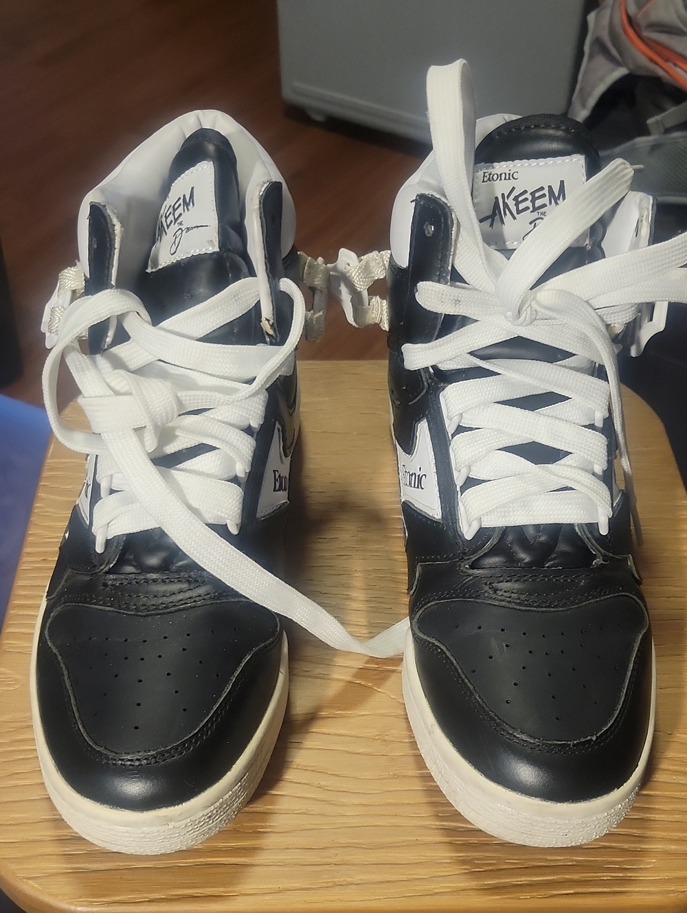 Eton Akeem High-Top Sneakers - Black & White